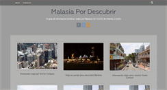 Desktop Screenshot of malasia.pordescubrir.com
