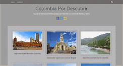 Desktop Screenshot of colombia.pordescubrir.com
