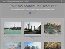 Tablet Screenshot of emiratosarabes.pordescubrir.com