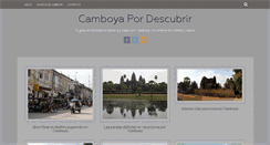 Desktop Screenshot of camboya.pordescubrir.com