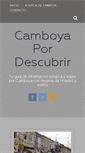 Mobile Screenshot of camboya.pordescubrir.com