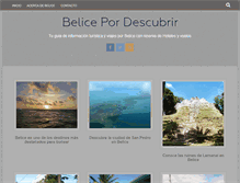 Tablet Screenshot of belice.pordescubrir.com