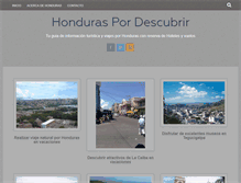 Tablet Screenshot of honduras.pordescubrir.com