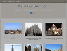 Tablet Screenshot of italia.pordescubrir.com
