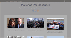 Desktop Screenshot of malvinas.pordescubrir.com
