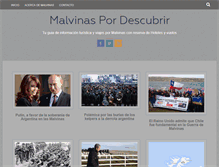 Tablet Screenshot of malvinas.pordescubrir.com