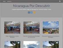 Tablet Screenshot of nicaragua.pordescubrir.com