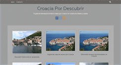 Desktop Screenshot of croacia.pordescubrir.com