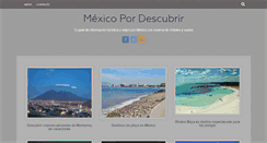 Desktop Screenshot of mexico.pordescubrir.com