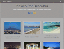 Tablet Screenshot of mexico.pordescubrir.com