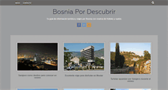 Desktop Screenshot of bosnia.pordescubrir.com