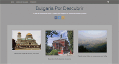 Desktop Screenshot of bulgaria.pordescubrir.com