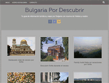 Tablet Screenshot of bulgaria.pordescubrir.com
